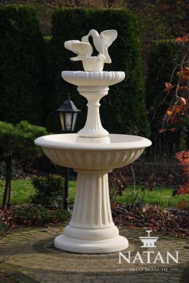 Zierbrunnen Springbrunnen Skulptur 171cm Brunnen Deko Garten Fontaine