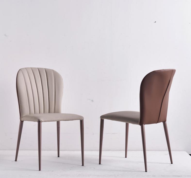 Beiger Esszimmer Stuhl Esszimmer Möbel Designer Kunstleder Stühle Neu