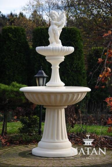Zierbrunnen Springbrunnen Dekor Skulptur Brunnen Dekoration Garten Fontaine