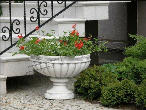 Design Blumentopf Top Planz Deko Kübel Gefäß Töpfe Figur Gesicht Skulptur