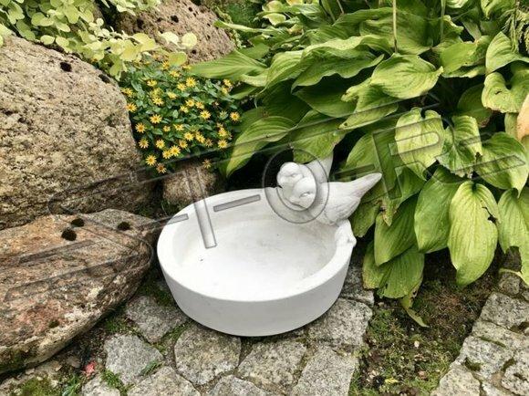 Dekor Vogel Tränke Skulptur Design Figur Statue Garten Figuren Statuen