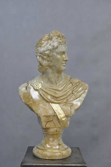Design Büste Apollo Figur Statue Skulptur Figuren Dekoration Skulpturen