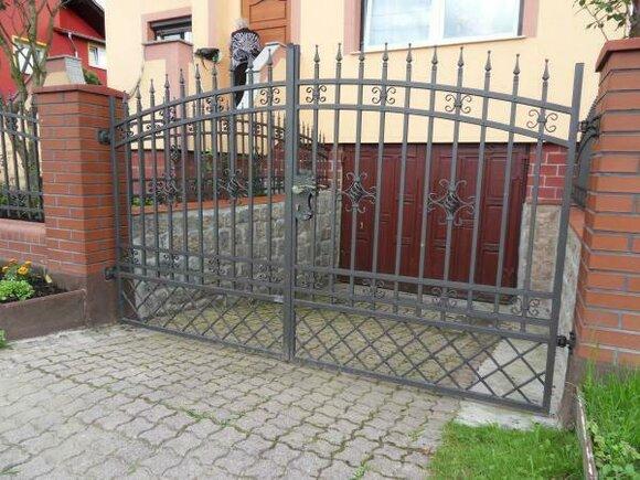Garten Pforte Haus Tor Eingangs Tür Schmiedeeisen Maßanfertigung Eisen Tore M063