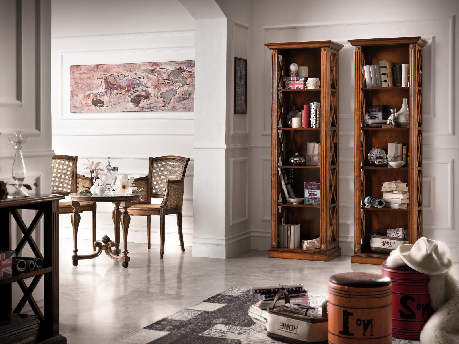 Akten Bücher Regal Schrank aus Echtholz Schrank Regale