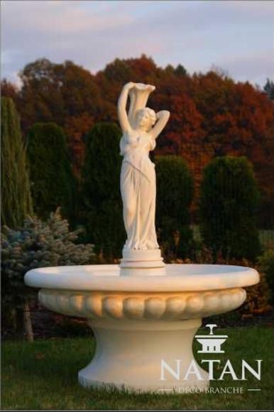 Zierbrunnen Springbrunnen Figur 164cm Brunnen Dekoration Garten