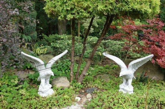 Figur Adler Garten Statue Dekorative Skulptur Skulpturen Figuren Statuen