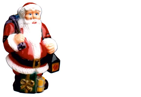 Weihnachtsmann Nikolaus Figur Statue Skulptur Figuren Skulpturen