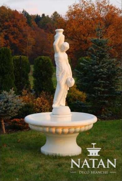 Zierbrunnen Springbrunnen Figur 206cm Brunnen Dekoration Garten