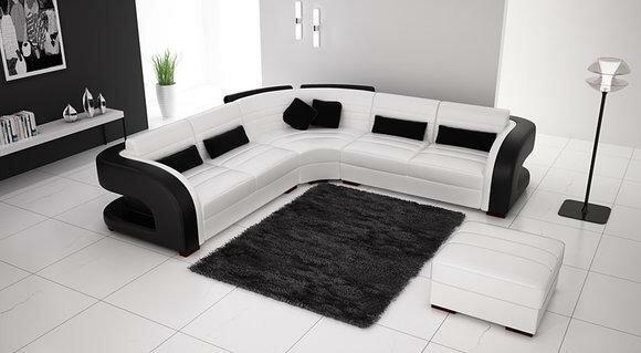 Designer Ledersofa Bergamo III Wohnlandschaft