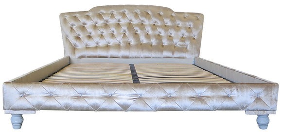 Designer Polsterbett Ehebett königliche Betten Doppelbett Schlafzimmer