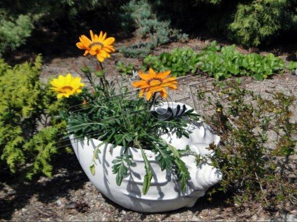 Design Blumentopf Top Planz Kübel Dekorative Gefäß Töpfe Figur Gesicht