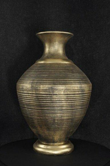 XXL Big Vase Design Medusa Antik Stil Blumen Gold Vasen Schale Dekorative