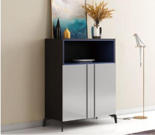 Design Kommode Anrichte Side Lowboard Schrank Regal Dekorative Luxus Wohn