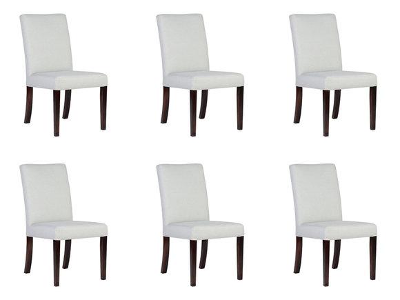 6x Stühle Stuhl Polster Design Lounge Club 6 x Sitz Lehn Garnitur Sessel