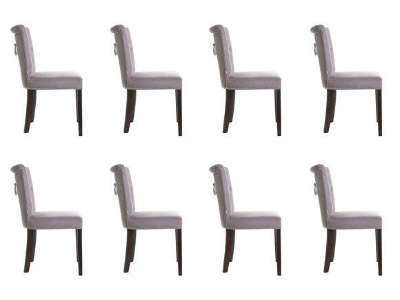 8x Design Polster Sitz Stühle Stuhl Seht Lounge Garnitur Sessel Club Set