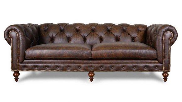 Chesterfield Couch Polster Sofa Sofas Klassische Textil Leder 3 Sitzer