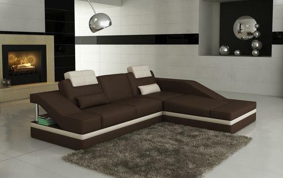 Moderne Ledersofa Ecksofa L Form Couch Polster Sitz Ecke Sofa Couchen