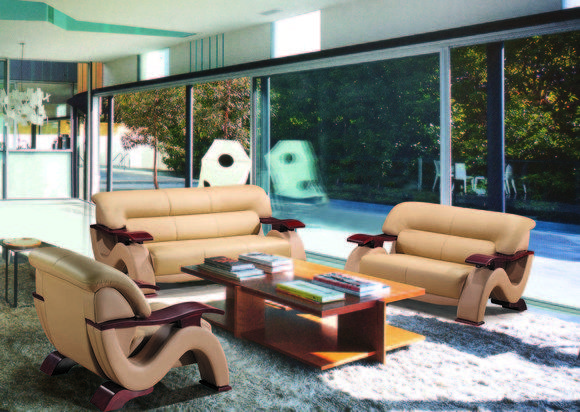 Sofa Couch Polster XXL Big Couchen Sofas Leder Sitz Design 3 Sitzer