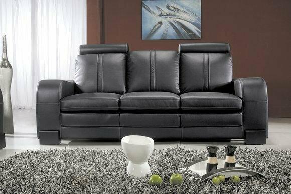 Sofagarnitur Couch 3+2+1 Set Polster Leder Sofa Wohnzimmer Sitz Garnituren