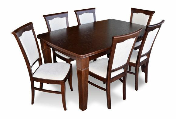 Designer Tisch + 6 Stuhl Set Garnituren Komplett Wohnzimmer Esszimmer