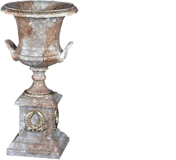 XXL Vase Tisch Dekoration Dekorative Figur Vasen Antik Stil Kelch Skulptur