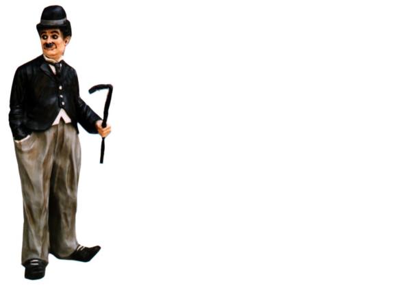 Design Chaplin Figur Statue Skulptur Figuren Skulpturen Dekoration