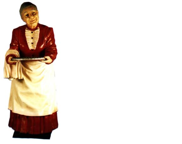 Servier Ständer Großmutter Figur Statue Skulptur Figuren Skulpturen