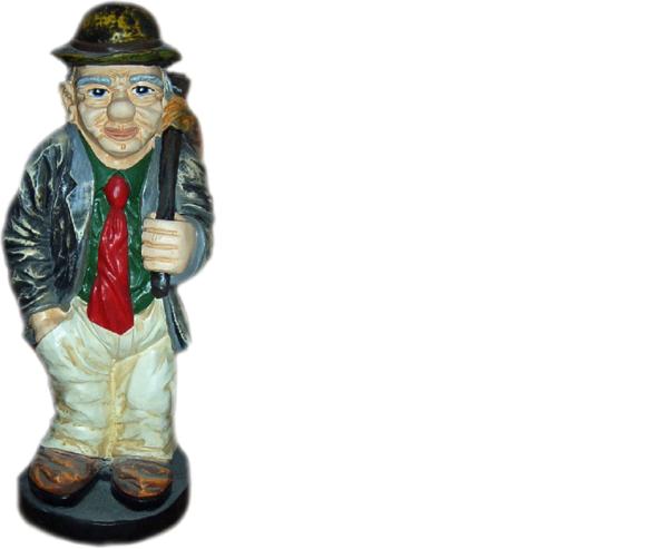 Design Großvater Figur Statue Skulptur Figuren Skulpturen Dekoration