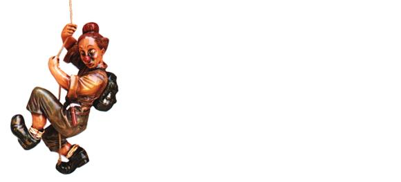 Design Bergsteiger Figur Statue Skulptur Figuren Skulpturen Dekoration
