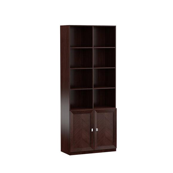 System Büro Möbel Deko Vitrine Aktenschrank Klassischer Holz Schrank Regal