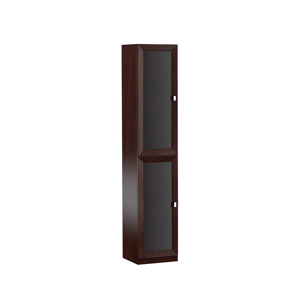 System Büro Möbel Vitrine Aktenschrank Klassischer Holz Schrank Deko Regal