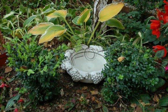 Vogel Tränke Skulptur Design Figur Statue Garten Figuren Statuen Schale