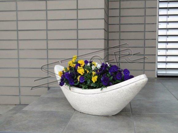 Blumenkübel Pflanz Kübel Dekoration Natur Vasen Garten Figur Blumentöpfe