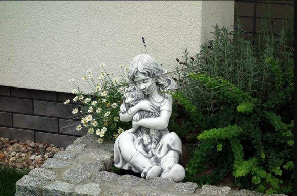 42cm Deko Skulptur Design Figur Statue Garten Figuren Statuen
