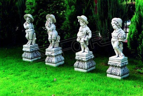 Junge 70cm Figur Statue Figuren Skulptur Statuen Garten