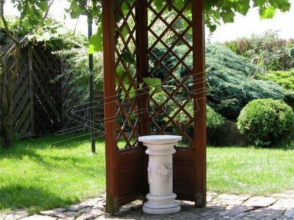 Dekoration Säule Säulen Stein Antik Stil Römische Blumenstander Weiß Ständer