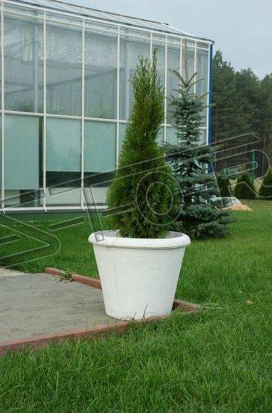 Blumenkübel Pflanz Kübel Dekoration Figur Vasen Garten Blumentöpfe Natur