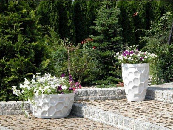 Blumenkübel Pflanz Natur Kübel Dekoration Vasen Garten Figur Blumentöpfe