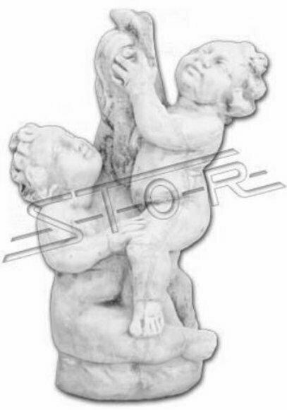 Figur Skulptur Kinder engel Skulpturen Designer Garten Figuren