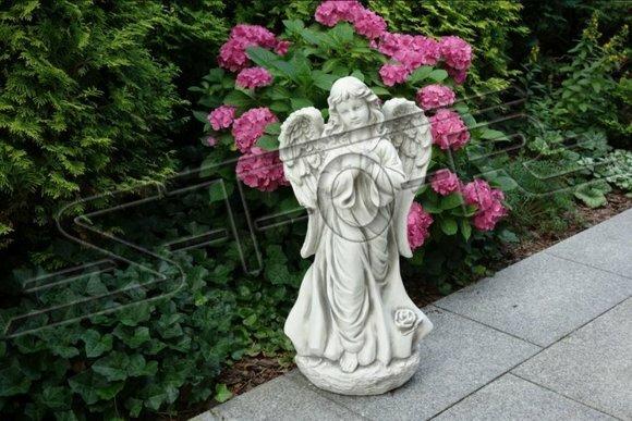 Engel 78cm Skulptur Design Figur Statue Garten Figuren Statuen