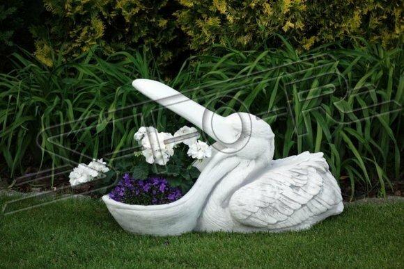 Blumenkübel Pflanz Kübel Dekoration Garten Figur Vasen Natur Blumentöpfe