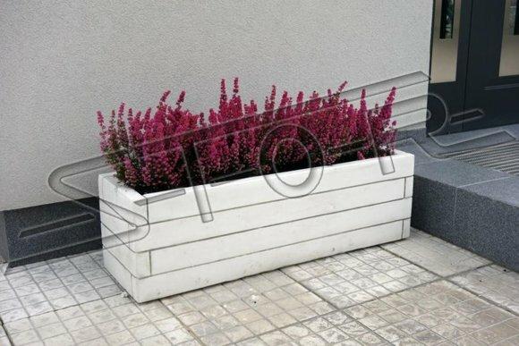 Blumenkübel Pflanz Kübel Natur Dekoration Garten Vasen Blumentöpfe Figur