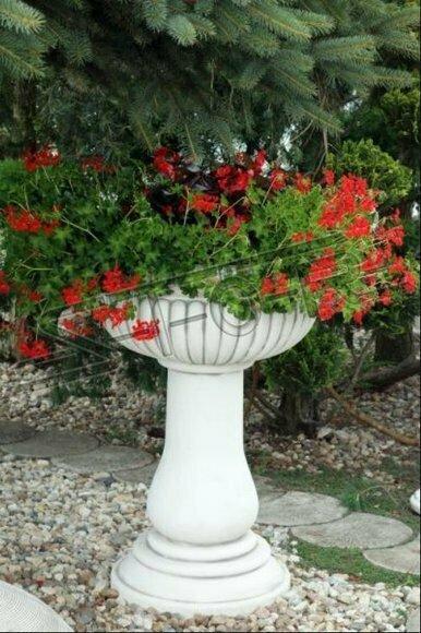 Blumenkübel Pflanz Kübel Dekoration Garten Vasen Natur Blumentöpfe Figur