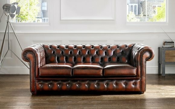 Chesterfield Designer Antik Stil Sofa Couchen Polster Sitz 3 Sitzer Neu Garnitur