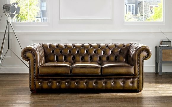 Chesterfield Designer Antik Stil Sofa Couchen Polster Sitz Garnitur 3 Sitzer Neu