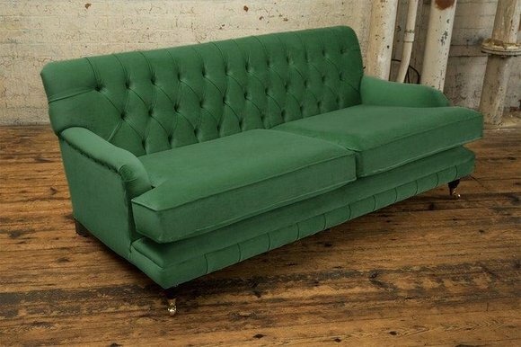 Sofa 3 Sitzer Polstersofas Klassische Chesterfield-Stuhl der Premium