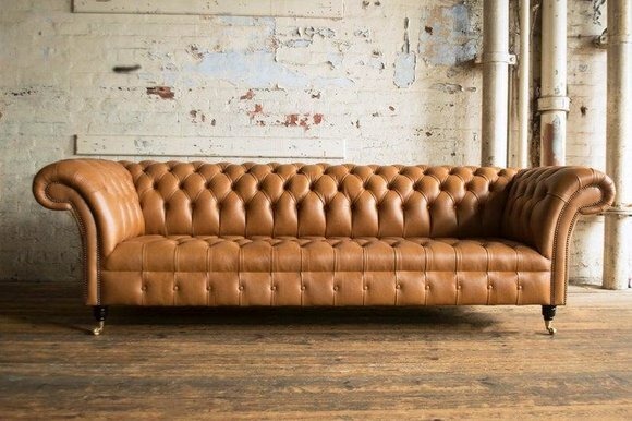 Chesterfield Leder Polster Luxus Sofa Design Couch Klassische Sofa