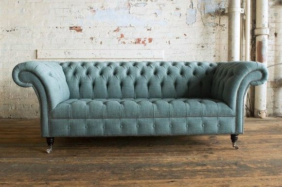 Grüne Designer Sofa Couch Polster XXL 3 Sitzer Big Sofas Couchen