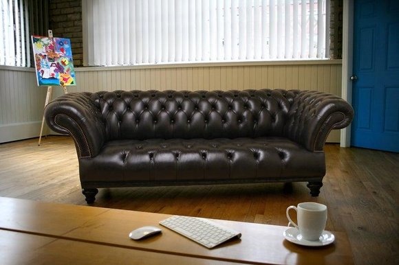 Grüne Designer Sofa Couch XXL 3 Sitzer Big Sofas Couchen Textil Leder