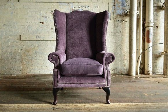 Chesterfield Ohrensessel Sessel 1 Sitzer Sofa Polster Couchen Leder Textil